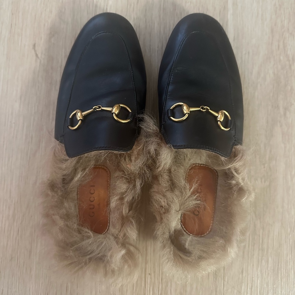Gucci Princeton Fur Mules
